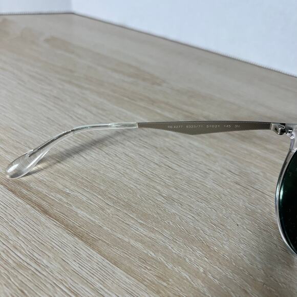 Ray-Ban RB4277 6323/71 Sunglasses FRAMES ONLY Unisex Clear Gunmetal 51-21-145 main image 9